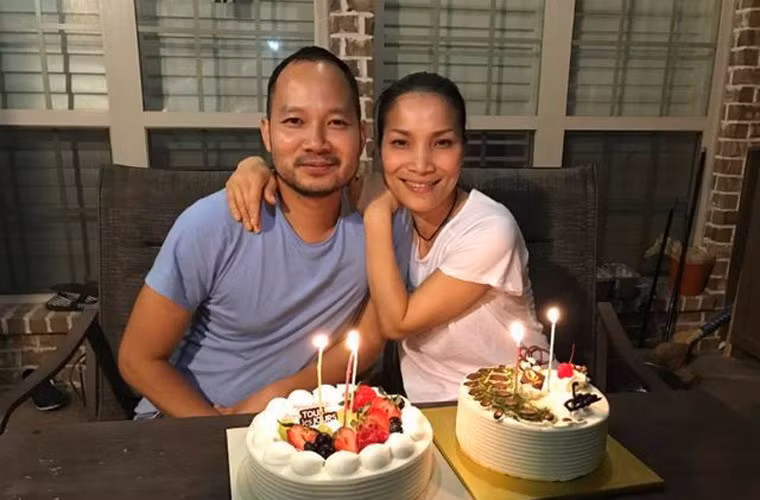 Không cần quần áo hàng hiệu, trang điểm cầu kỳ, nhưng trông Hồng Ngọc vẫn rạng ngời, xinh đẹp bên chồng, Thomas Tâm Nguyễn.