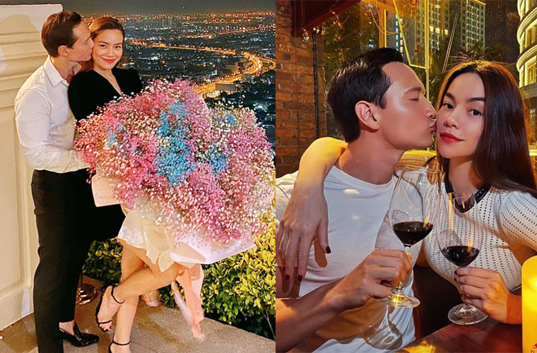 Tình cảm của hai người cứ thế được vun đắp dần qua ngày tháng, qua những cử chỉ lãng mạn anh dành cho Hà Hồ và đặc biệt là tình cảm Kim Lý dành cho con trai riêng của cô, bé Subeo.