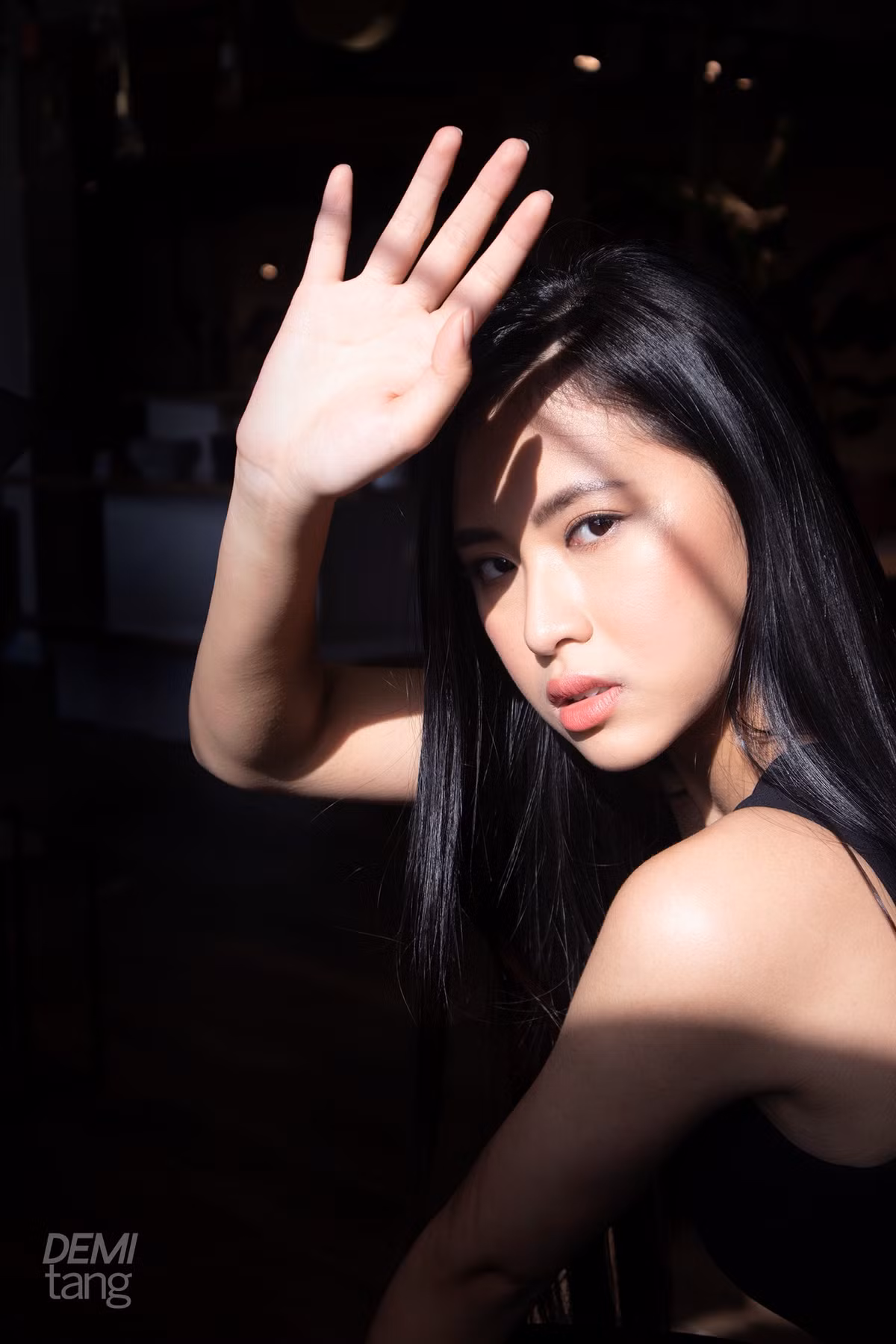 Dù lần đầu đăng ký tham gia một cuộc thi sắc đẹp nhưng Bảo Nghi thể hiện được sự tự tin. Ảnh: Demi Tang.