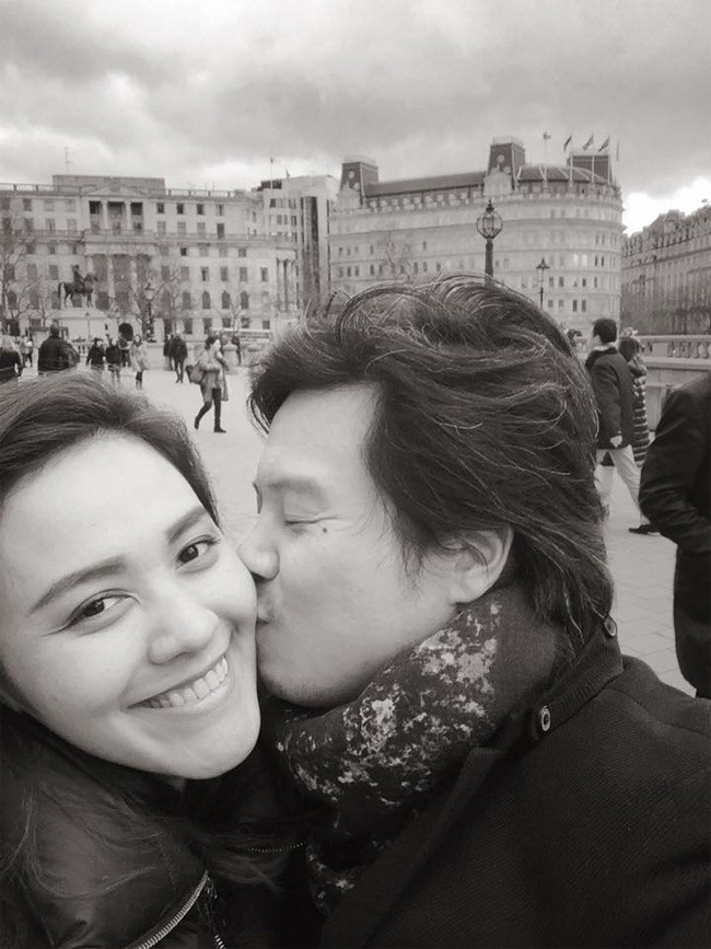 Trước khi kết hôn Thanh Bùi và Trương Huệ Vân đã yêu nhau 4 năm nhưng rất kín tiếng.