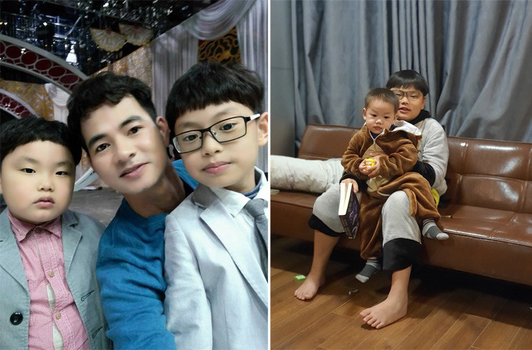 Sau 14 năm chung sống, hai vợ chồng Xuân Bắc có với nhau 3 con trai rất đáng yêu.