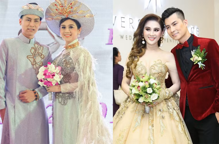 Giàu có nên Lâm Khánh Chi chi tiền rất bạo tay. Riêng quần áo dành cho hai vợ chồng dịp làm đám cưới đã ngốn tới 500 triệu đồng với 3 bộ áo dài, 5 bộ váy cưới, đính mỗi bộ 5.000 viên đá pha lê, 5 bộ vest và 2 bộ áo dài truyền thống dành cho chú rể.