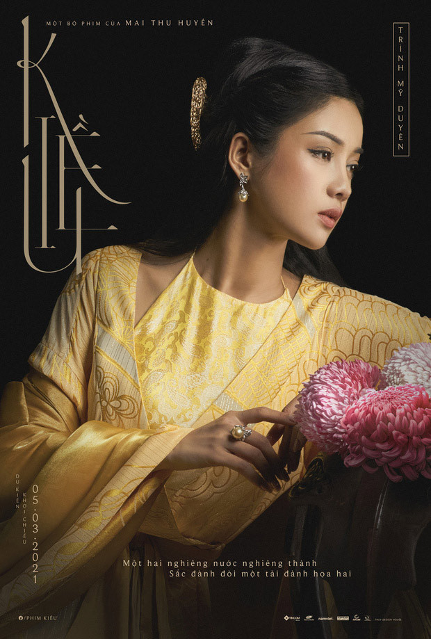 Tạo hình của Trình Mỹ Duyên trong vai Thúy Kiều phim "Kiều".