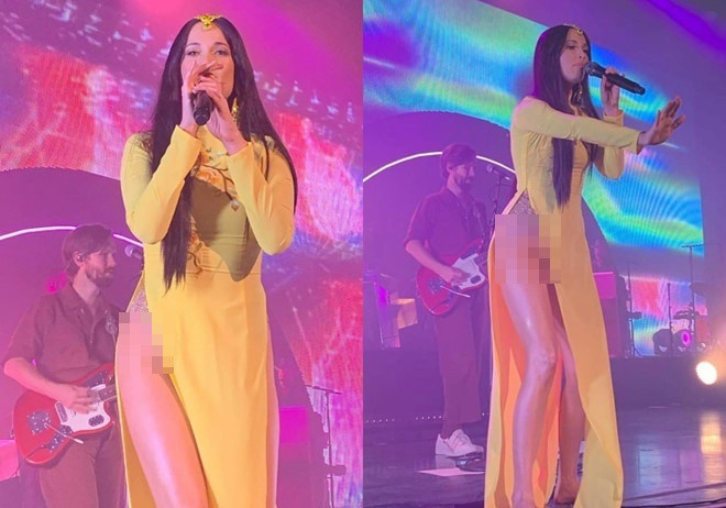 Trước Silves Chao, không ít sao ngoại từng "hứng gạch" vì đụng chạm đến trang phục truyền thống Việt. Tháng 10/2019, nữ ca sĩ người Mỹ Kacey Musgraves đăng tải loạt hình biểu diễn gây bức xúc khi mặc áo dài nhưng "quên" quần.