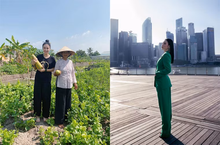 Cách ăn mặc của Angela Phương Trinh kín đáo hơn hẳn, không còn khoe da thịt mà thay vào đó là những bộ cánh thanh lịch, giản dị.