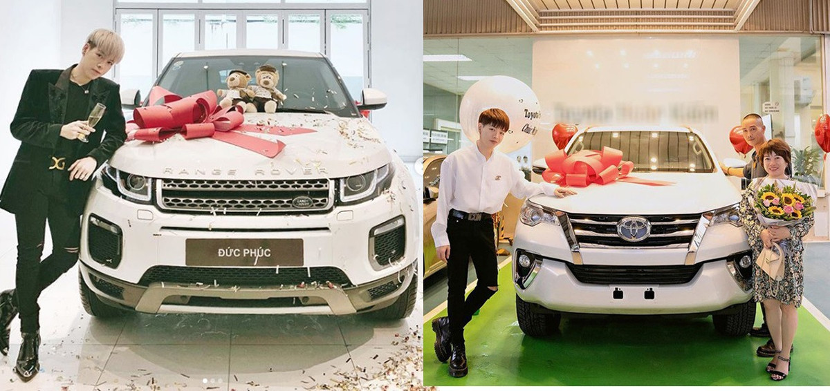 Không chỉ sắm xế hộp tiền tỷ, Quán quân Giọng hát Việt 2015 còn mua xe tặng bố mẹ.