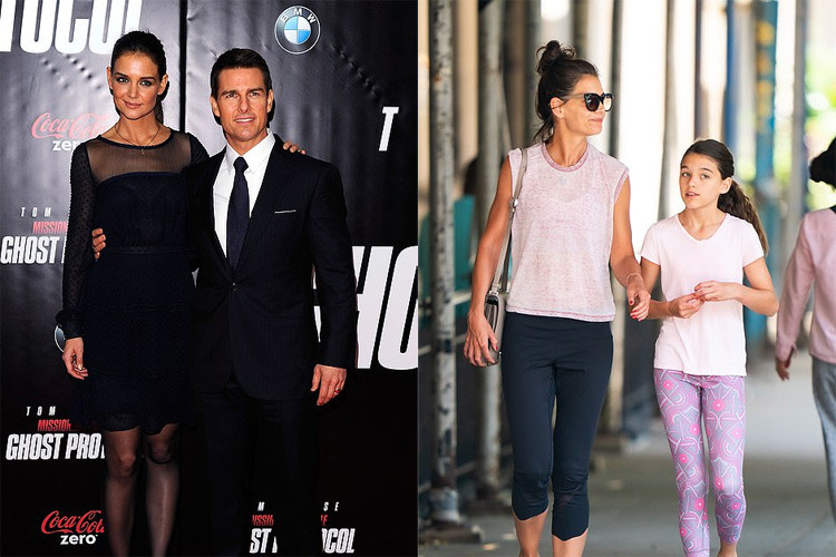Katie Holmes, 41 tuổi, được nhiều người biết tới khi kết hôn với nam tài tử Hollywood Tom Cruise. Tuy nhiên cuộc hôn nhân của họ chỉ kéo dài được 6 năm. Cặp đôi ly hôn vào năm 2012. Sau khi chia tay, Katie được quyền nuôi con chung, bé Suri.