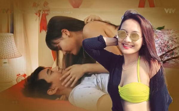 Diễn viên Bảo Thanh từng bị Anh Dũng "bóc mẽ" khi cả hai đóng "cảnh nóng" trong "Sống chung với mẹ chồng". Theo đó, nam diễn viên từng chia sẻ với báo chí: “Tôi không bao giờ quên cảnh đó, bởi cứ đến lúc quay là Bảo Thanh sẽ đuổi tất cả đàn ông trong phòng ra ngoài. Hơn nữa, do cô ấy ăn mặc hở hang nên lỡ có bị quay lâu liền dễ dàng nổi nóng”. Ảnh: Báo dân sinh.