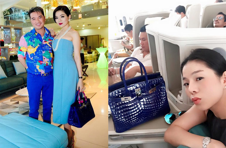 Ngoài ra, nữ hoàng Bolero còn sở hữu nhiều món đồ hiệu giá trị từ túi, giày, đồng hồ, quần áo, bộ sưu tập trang sức bằng kim cương… Cô còn được mệnh danh là “nữ hoàng Hermes” và chiếc túi nổi bật trong bộ sưu tập Hermes của cô là chiếc túi Hermes Birkin da cá sấu màu xanh trị giá 1,6 tỷ đồng.