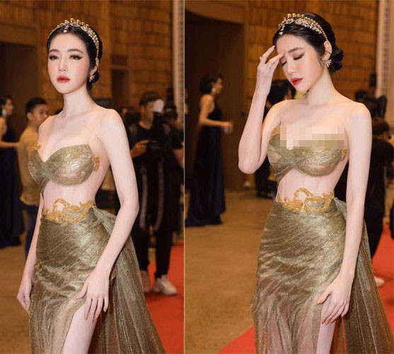 Elly Trần quyến rũ như một nữ thần khi tham dự một sự kiện.