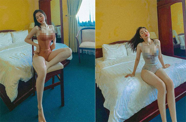 Sau khi sinh hai con, nhiều người nhận xét Elly Trần ngày càng gợi cảm hơn.