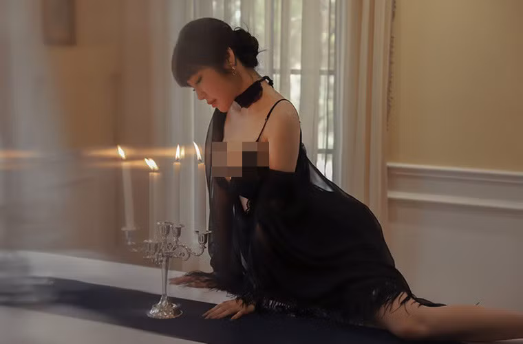 Mới đây, Elly Trần tung ra bộ ảnh nóng bỏng trong MV “Chưa hề dừng lại”.