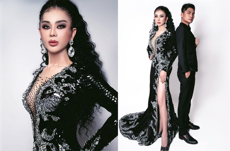 Bị một số người chê nhan sắc sau khi phẫu thuật thẩm mỹ, Lâm Khánh Chi tung bộ ảnh đẹp lung linh chụp cùng chồng khoe trên Facebook cá nhân.