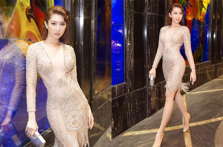 Nữ diễn viên luôn biết khoe ưu điểm của mình bằng những bộ đầm bó sát mỗi khi đi dự sự kiện.