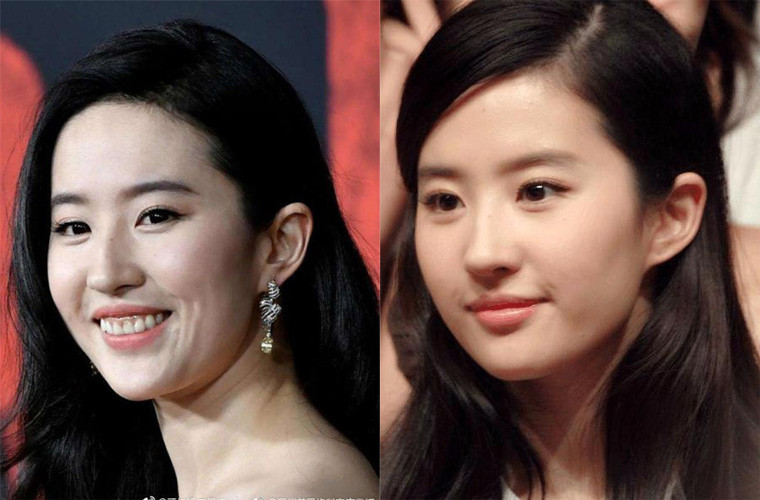 Khuôn mặt "thần tiên tỷ tỷ" trước kia giờ được điểm tô thêm những vết nhăn.