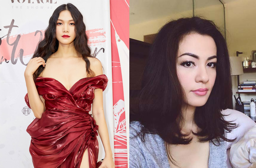 Mặc dù khi đó Nguyễn Đức An đã ly hôn với vợ, người mẫu Ngọc Thúy (phải) được 3 năm nhưng cả hai vẫn tranh chấp tài sản với nhau nên Thùy Dung đã bị Ngọc Thúy dằn mặt trên mạng xã hội.