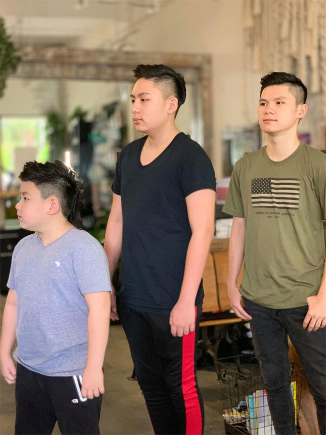 Ba con trai của Bằng Kiều và Trizzie Phương Trinh có tên tiếng Việt là Bằng Phương, Bằng Anh và Bằng Trương.