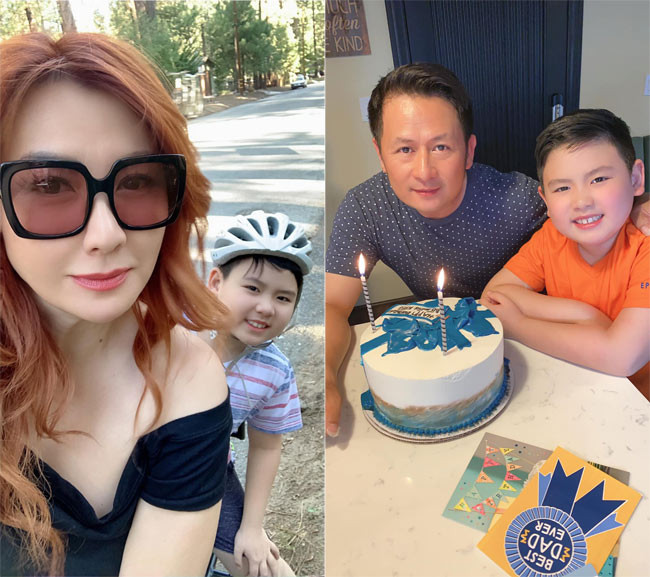 Cậu con trai út Kenzi sinh năm 2011 có khuôn mặt bầu bĩnh, đáng yêu, tính cách hiền lành và tình cảm.