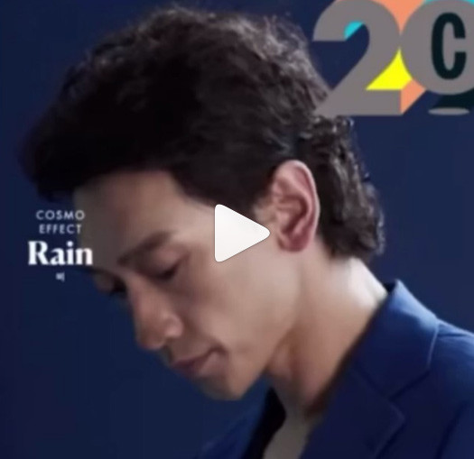 Nhìn bức hình đăng trên trang cá nhân, nếu không nói khó ai nhận ra đây là Bi Rain.