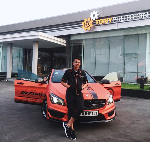 Matt Liu đam mê tốc độ và sở hữu rất nhiều xế sang.