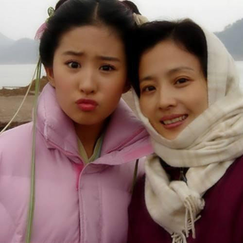 Nhiều người cho rằng Lưu Diệc Phi xinh đẹp là nhờ giống mẹ.