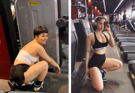 Miu Lê vẫn đang nỗ lực từng ngày cải thiện body và ngày càng đẹp ngỡ ngàng.