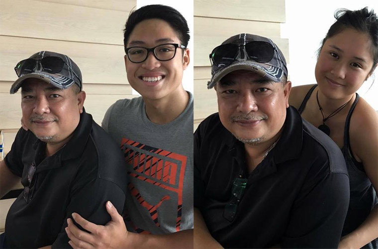 Hai con riêng của Hồng Vân coi Lê Tuấn Anh như bố đẻ bởi anh quan tâm chăm sóc Xí Ngầu và Trê Phi như con ruột của mình. "Ba Tuấn Anh dạy tôi rất nhiều điều, có những điều chỉ có những người đàn ông mới có thể hiểu. Tôi rất ngưỡng mộ ba và cảm thấy hạnh phúc khi là con trai của ba", Khôi Nguyên tiết lộ.