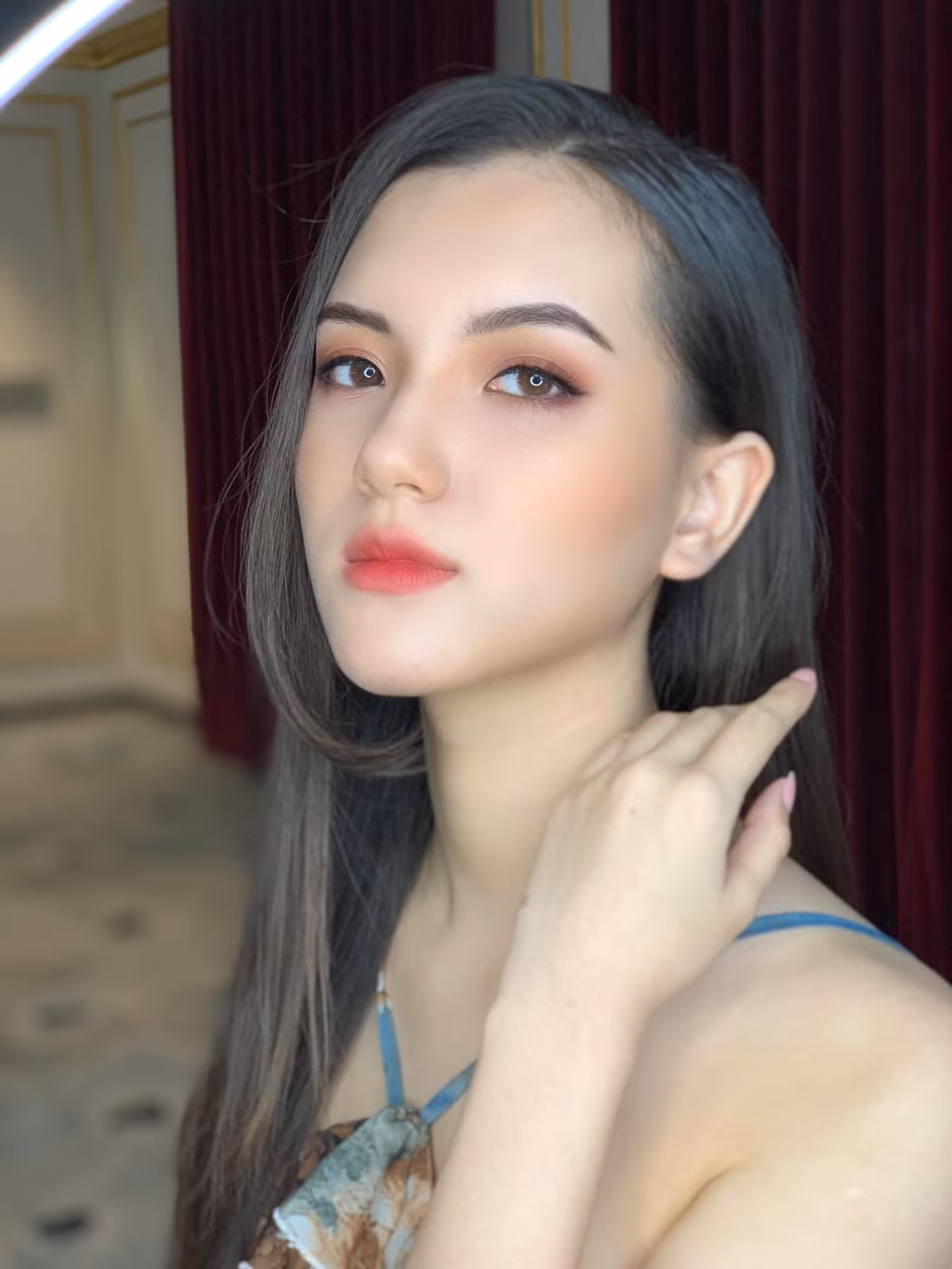 Nữ sinh Hà thành sở hữu nhan sắc "không phải dạng vừa".