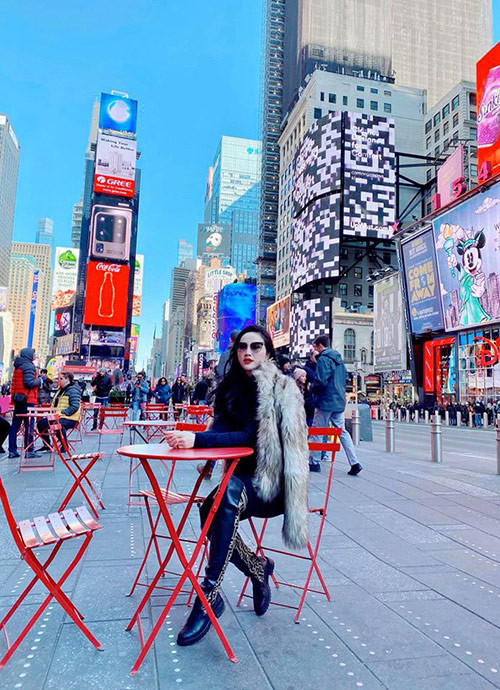 Riêng chuyến đi Mỹ, Bảo Thy chỉ quyết định trong vòng 3 ngày là lên đường.