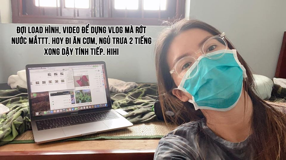 Chân dài tranh thủ làm vlog về cuộc sống 14 ngày cách ly thời COVID-19.