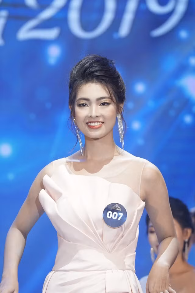 Trần Ngọc Huyền đến từ huyện Quảng Trạch (Quảng Bình). Ảnh: Nguyễn Chiến.