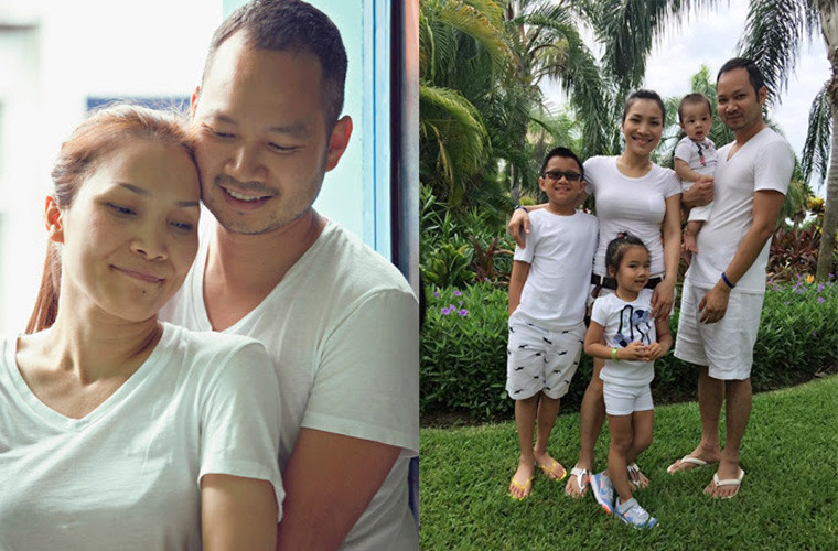 “Khi tôi sinh con, tự tay anh làm tất cả mọi việc: thay tã, pha sữa cho con, ru con ngủ… Giây phút tôi nhìn thấy anh, tay cầm chai sữa của con, ngủ thiếp đi, tôi đã cầu xin mãi mãi là như thế”, giọng ca "Vùng trời bình yên" tâm sự.