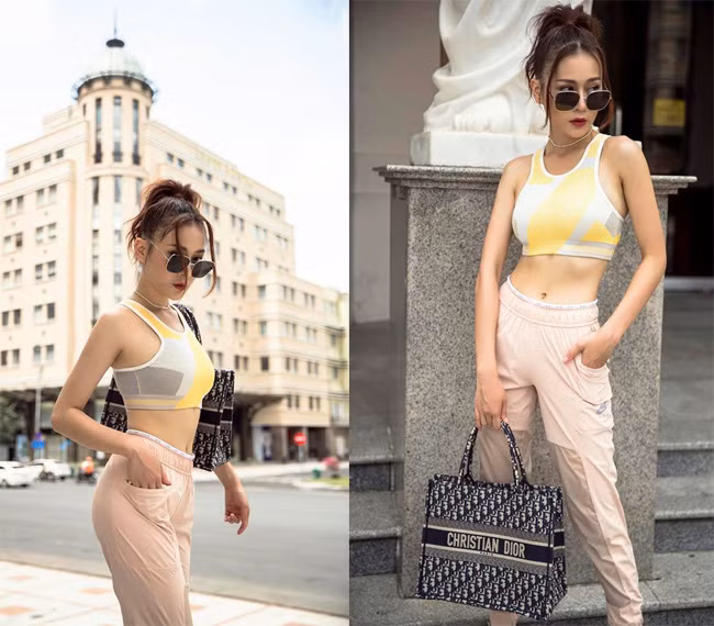 Nhan sắc của Phương Oanh ngày càng hoàn thiện và xinh đẹp. Trông cô cũng trẻ hơn so với tuổi 31 của mình.