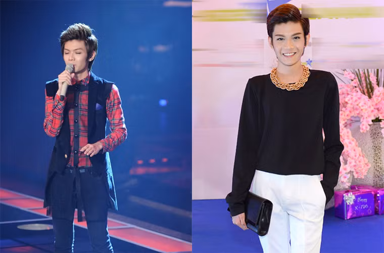 Đào Bá Lộc khi thi Giọng hát Việt năm 2012.