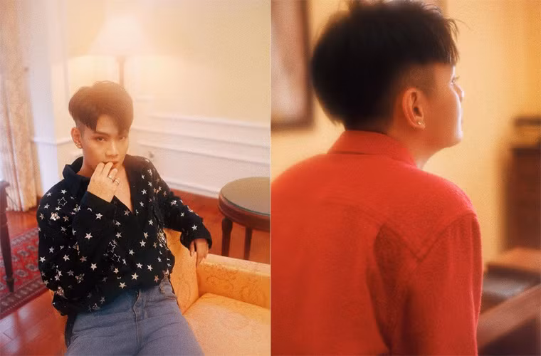 Đào Bá Lộc năm 2018 vẫn còn chưa điệu đà lắm khi mái tóc vẫn kiểu con trai, khuôn mặt cũng chưa make up kỹ như bây giờ.