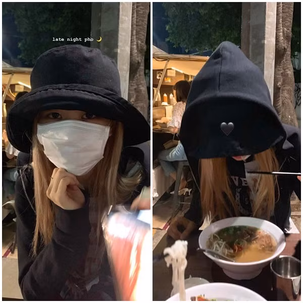 Rosé vẫn quyết trung thành với phở dù ở trời Tây.