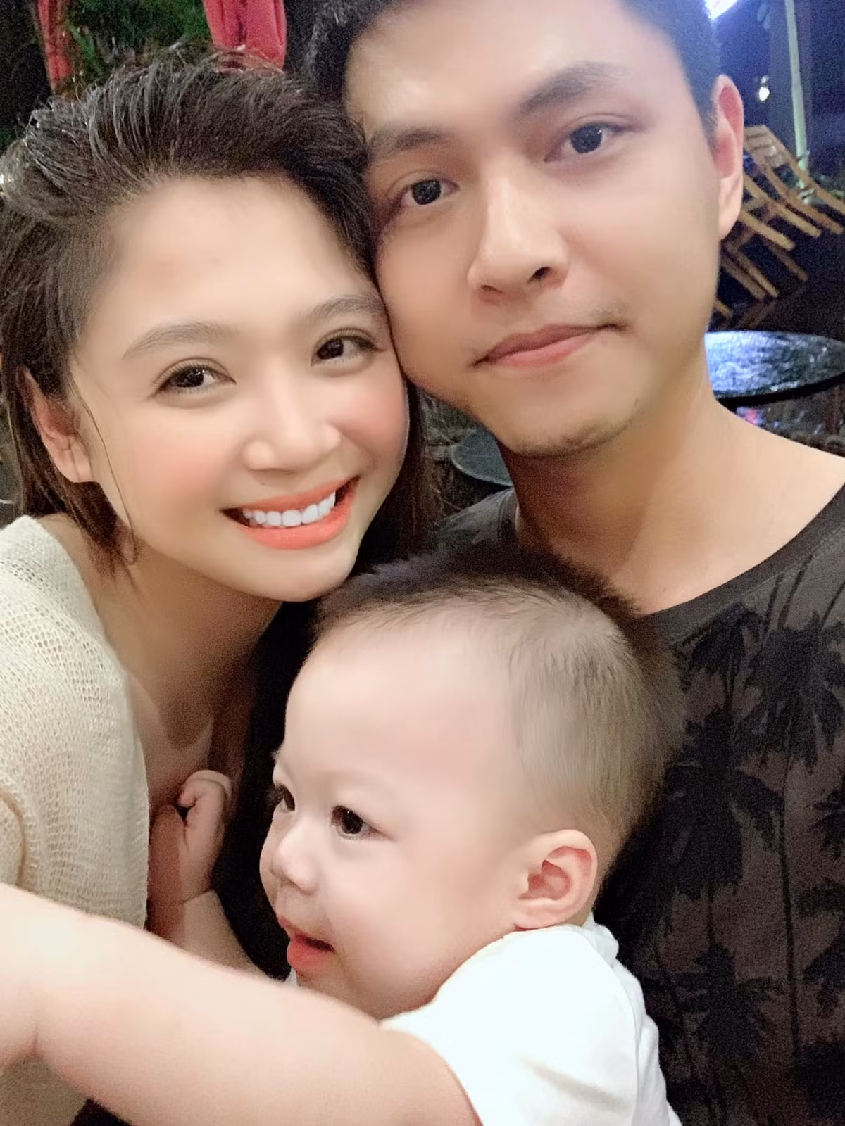 Diễn viên Tô Dũng thường xuyên đăng ảnh con trai 2 tuổi lên trang cá nhân.