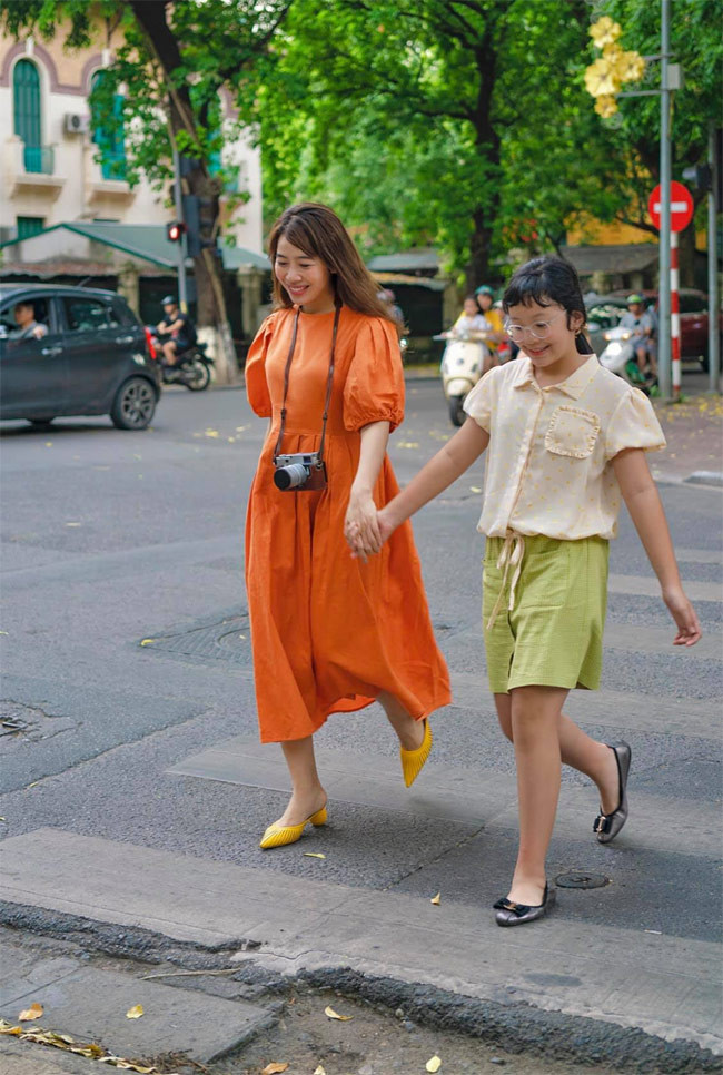 Hình ảnh Diệp Chi và con gái An Nhiên luôn thu hút sự quan tâm của người hâm mộ.