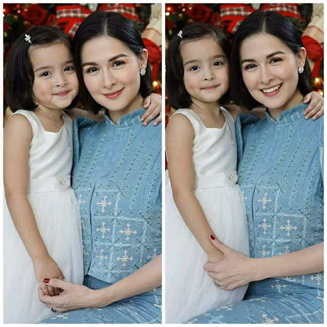 Zia được cho là bản sao nhí của mẹ, mọi đường nét trên khuôn mặt bé đều đẹp hoàn hảo.