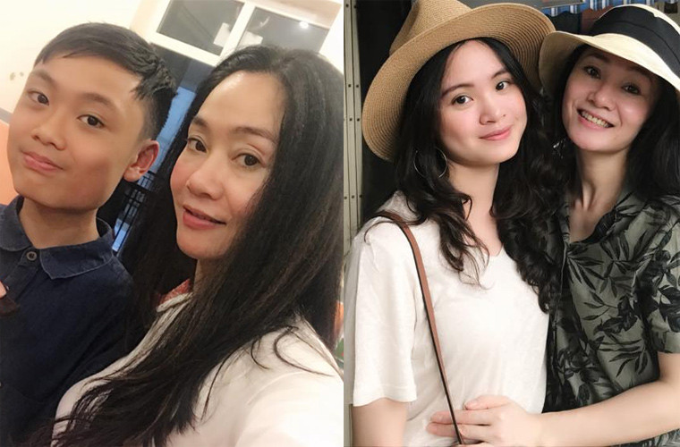 Hiện tại con gái lớn của Phương đang đi du học, còn cậu con trai với người chồng thứ hai đã học lớp 8 và rất tình cảm, yêu thương mẹ. Đối với cô, hai con chính là liều thuốc tinh thần tốt nhất giúp cô vượt qua mọi khó khăn.