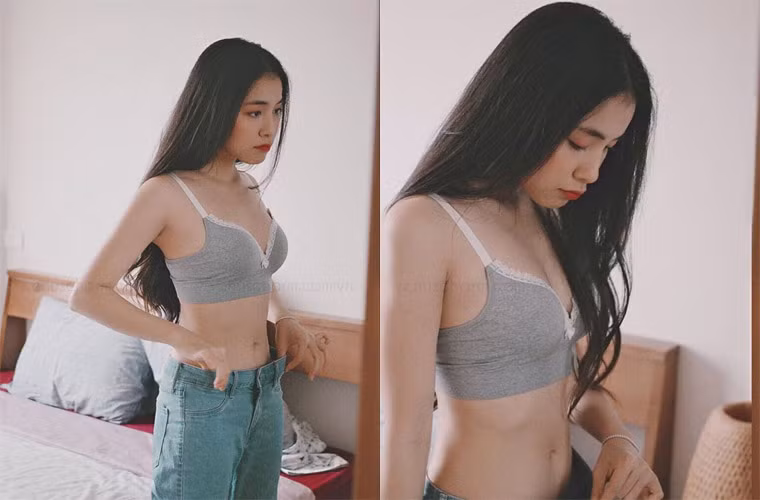 Cô gái trẻ sở hữu thân hình nhỏ nhắn, khuôn mặt ưa nhìn, hứa hẹn sẽ là một gương mặt triển vọng trong Vbiz.