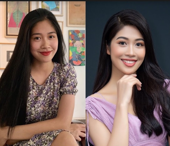 Thí sinh Đặng Vân Ly sở hữu nụ cười tươi.