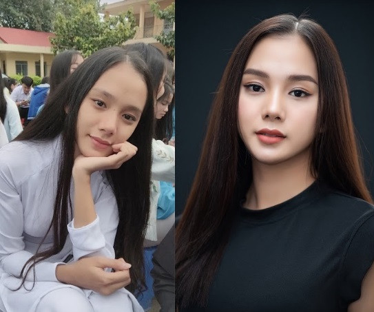 Nguyễn Thị Bích Thùy đẹp trong sáng với ảnh đời thường và biến hóa sắc sảo sau trang điểm.