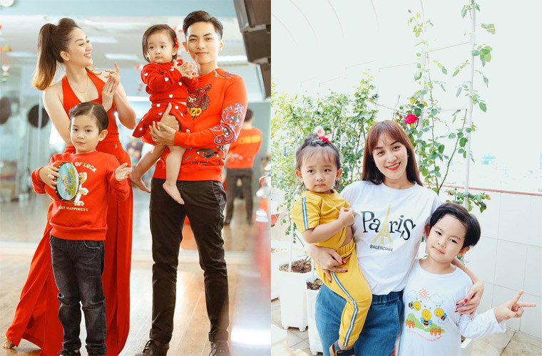 Gia đình đẹp như tranh vẽ của Khánh Thi - Phan Hiển.