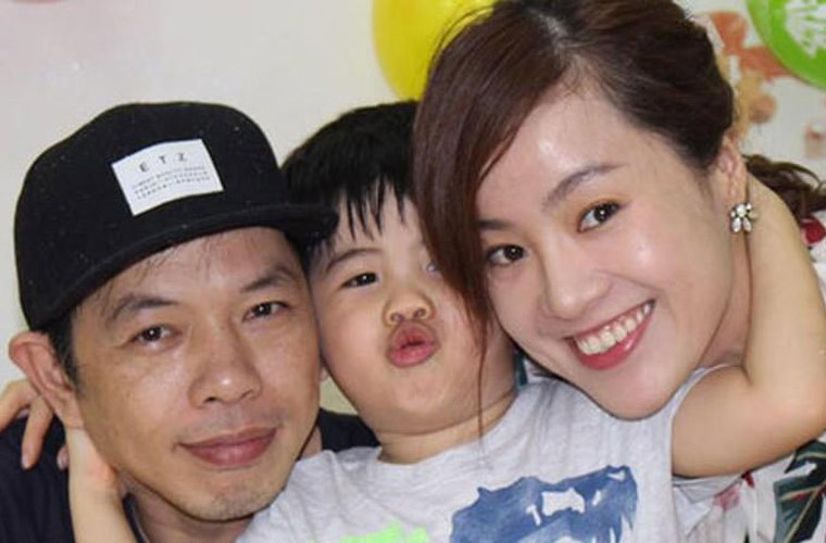 Gia đình hạnh phúc khiến Thái Hòa thấy hài lòng với cuộc sống mà anh đang có.