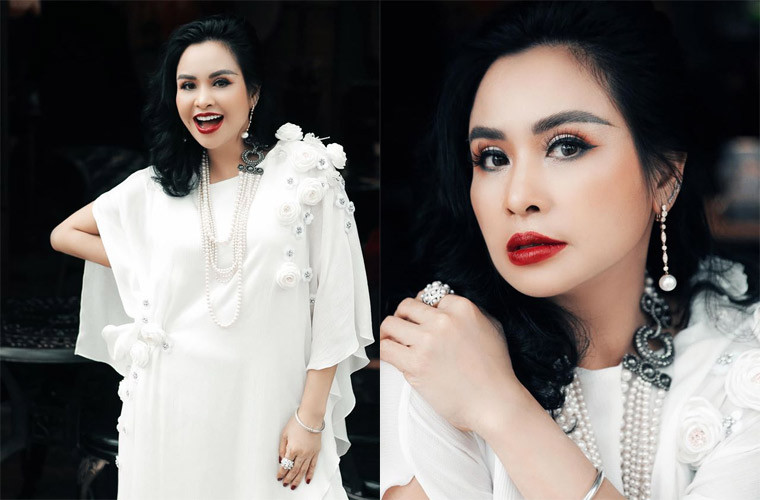 Cách trang điểm đậm, phong cách thời trang của Thanh Lam luôn tạo cho cô một style lạ và nổi bật giữa chốn đông người.