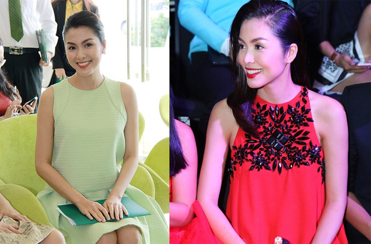 Tăng Thanh Hà là một trong những mỹ nhân giỏi giấu bụng khi mang bầu. Mang thai con trai đầu lòng ở tháng thứ 6, Tăng Thanh Hà vẫn giữ được vóc dáng thanh mảnh và khuôn mặt xinh đẹp. Hiện tại Tăng Thanh Hà đang là mẹ của 2 nhóc tỳ đáng yêu.