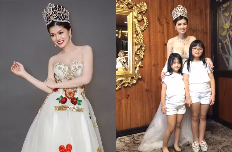 Sau khi sinh con thứ 5 xong, người đẹp sinh năm 1986 vẫn tự tin dự thi Queen Of Beauty World 2019 và giành danh hiệu cao nhất.