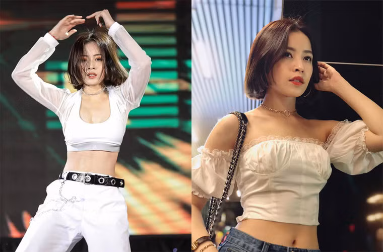 Chi Pu là một trong những sao nữ trong Vbiz có vòng eo con kiến, đẹp mắt nhất.