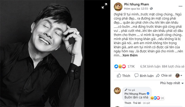 Xot xa Chi Tai tung dan Phi Nhung: Anh co chet cung phai dep